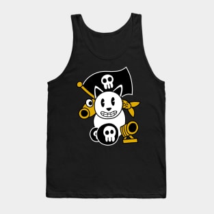 Pirate Cat's Cannon Tank Top